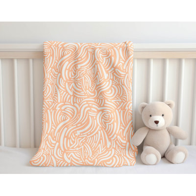 Cozy Swirl Velveteen Fleece Blanket