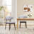 Upholstered Solid Wood Dining Chair-1730815189