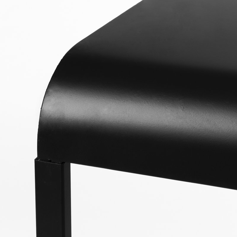 Diadra Iron Writing Desk, Black