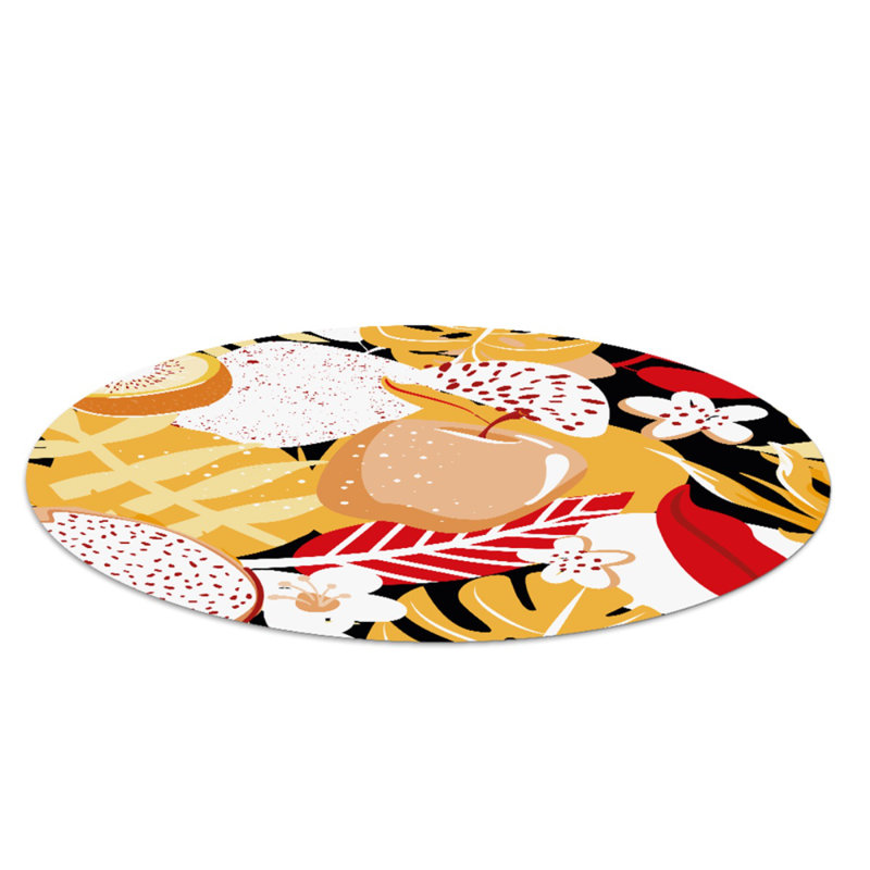 Francys Hard Floor Straight Round Chair Mat