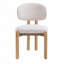 Ensemble de chaises de salle à manger rembourrées de style Mid-Century-403745101-403745099