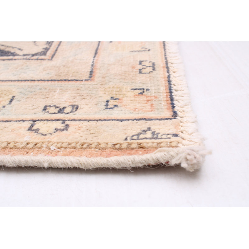Tapis oriental brun clair / gris en laine noué à la main 9 pi 10 po x 12 pi 7 po Oriental