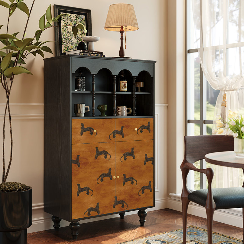 Buffet luxueux rétro de style chinois