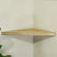 Tablette de coin en bois 15,5 po