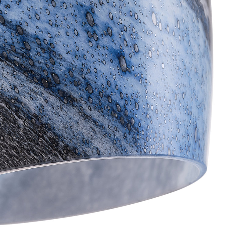 Luminaire suspendu en pot 1 lumière Guthfast, Bleu
