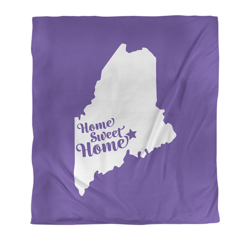 Housse de couette simple doux bangor home, Microfibre, Housse de couette simple TG, Mauve