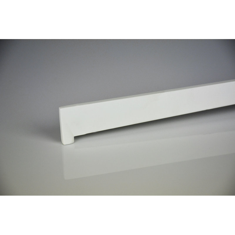 Poignée barre 17 5/8" au centre Orvietto, Blanc, H 0,25 po x l 17,63 po x P 1 po