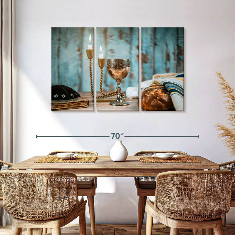 Adella Judaism, 36" H x 57" W