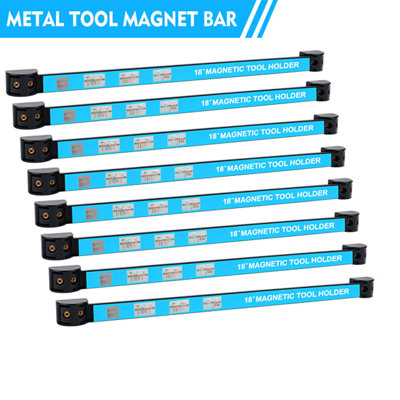 8 Pcs 18'' Magnetic Tool Holder Strip