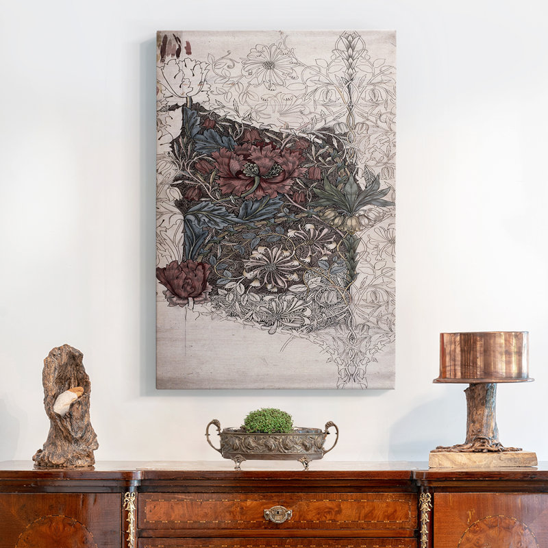 Impression sur toile encadrée, H 19 po x l 13 po