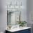 Modern Glass Crystal Vanity Light - Vintage Bathroom Lighting Fixtures Over Mirror, Vanity Lights G9 Bulb (35.43 Inch)-1920979744-1920259503