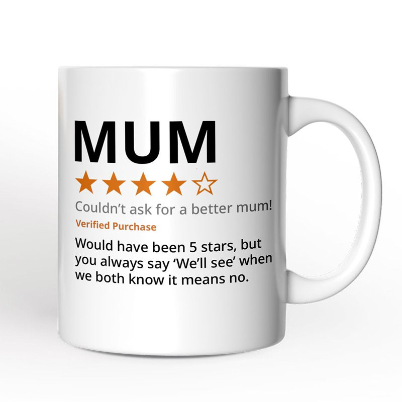 Tasse «Mum Star», cadeau de mère ludique avec nom personnalisé