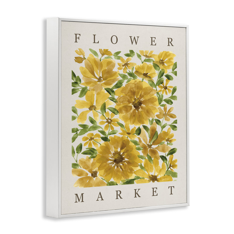 Tournesols, marché aux fleurs, art de la giclée, conception par Yvette St. Amant, H 14 po x l 11 po