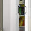 Armoire de rangement élégante avec panneau encadré