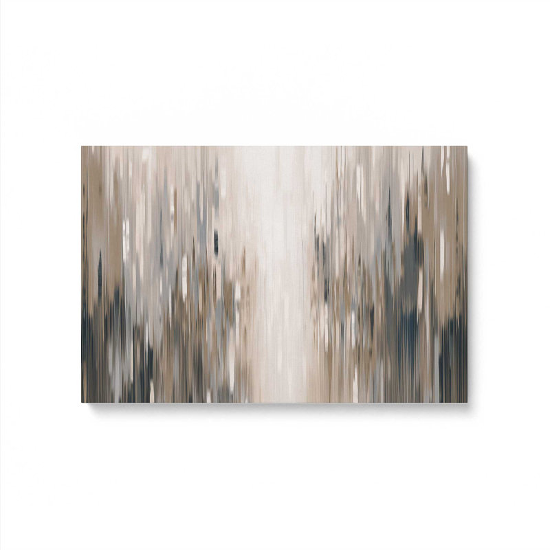 Impression sur toile mélodique en cascade, H 20 po x l 30 po x P 1,25 po, Toile tendue