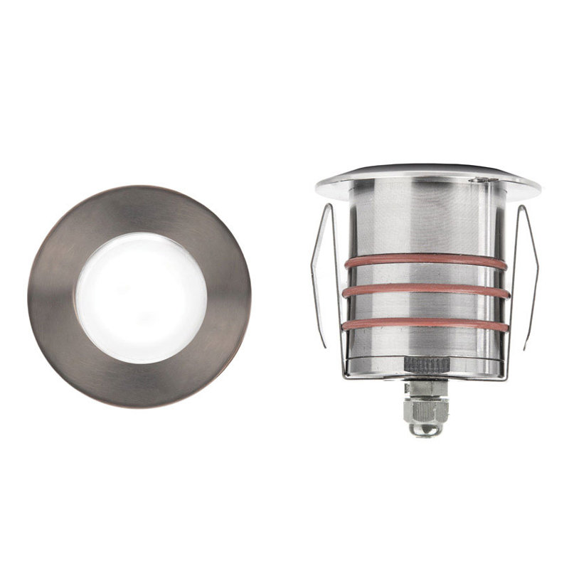 LED Well Light, Bronzed Stainless Steel