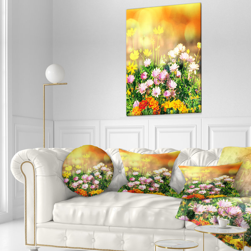Coussin lombaire floral little belle
