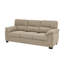 Canapé 3 places, mobilier de salon moderne, canapé en tissu texturé-792336736