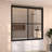 Vetra 59 In. W X 56 In. H Sliding Framed Tub Door in Matte Black With Clear Glass-113951973