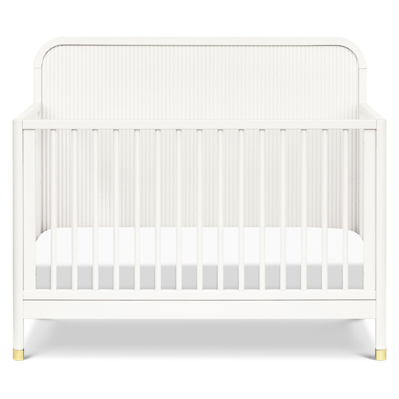Brimsley Tambour 4-in-1 Convertible Crib, Warm White