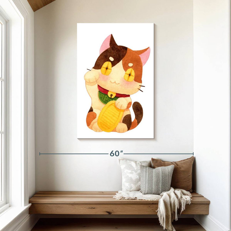 Brampt Chinese Cat, 45" H x 30" W