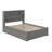 Brevyn Solid Wood Bookcase Storage Platform Bed with Footboard & Roll Out Trundle-138842639-213563537