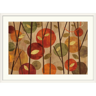 «Modern Forest Circles - Spice» par Veronique Charron - impression d'art graphique