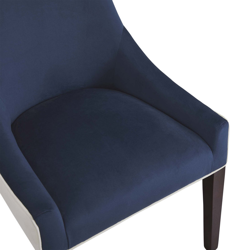 19.5'' H Upholstered Side Chair, Navy