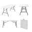 COSCO 6 ft. Fold-in-Half Banquet Table with Handle-12305279