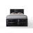 Ireland Black Finish EK Bed W/Storage