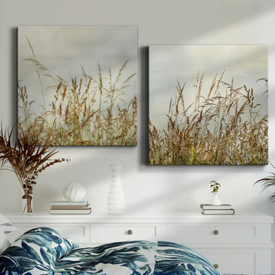 Toile tendue avec châssis Bluff Grass I-Premium Gallery - prête à être accrochée