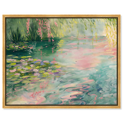 Lake of Heaven Canvas Classic Landscapes by Art Remedy