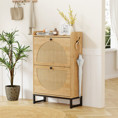 Flip Down Shoe Storage