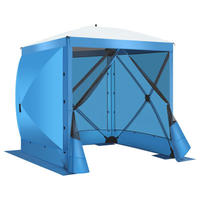 8x8 FT Pop up Gazebo Tent, Ez up Waterproof Screen Tent Screen House, Portable Outdoor Canopy