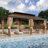 20 Ft. W x 12 Ft. D Hardtop Gazebo, Galvanized Steel Double Roof with Aluminum Frame, Outdoor Gazebo with Curtains and Nettings for Patio, Backyard and Deck-86637612