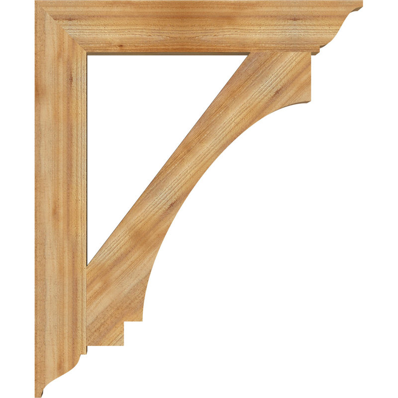 Support de scie brute impériale traditionnelle l 6 po x P 38 po x H 46 po, cèdre rouge de l'Ouest, Cèdre rouge