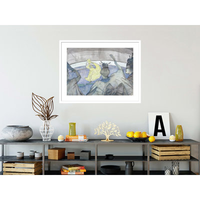 «At the Circus» par Henri de Toulouse-Lautrec, impression giclée encadrée