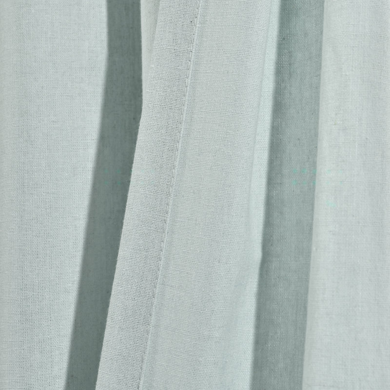 Semi Sheer Curtain Single Panel, Blue