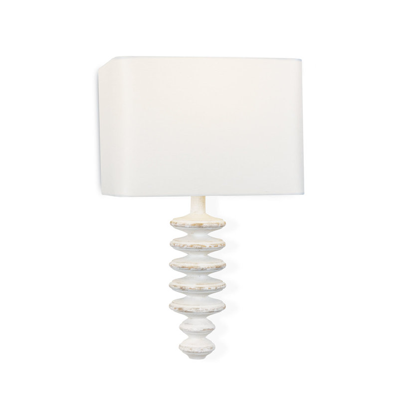 Fishbone Sconce White