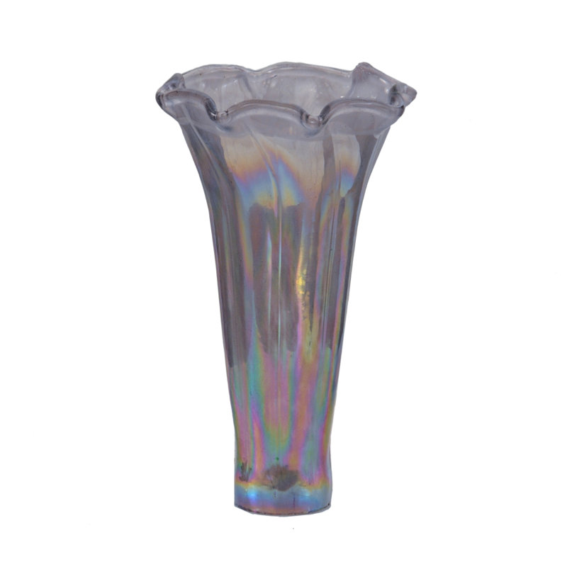 Abat-jour lys irisé pourpre de 3 po de largeur x 5 po de hauteur