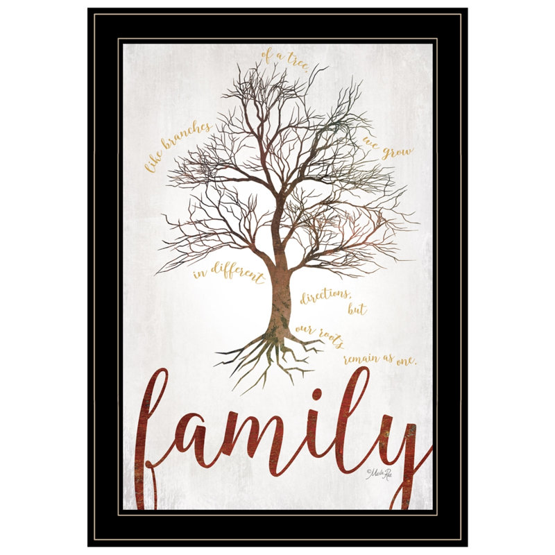 "Family Tree" by Marla Rae, Ready to Hang Framed Print