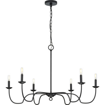 Mercuri 6 - Light Dimmable Classic / Traditional Chandelier