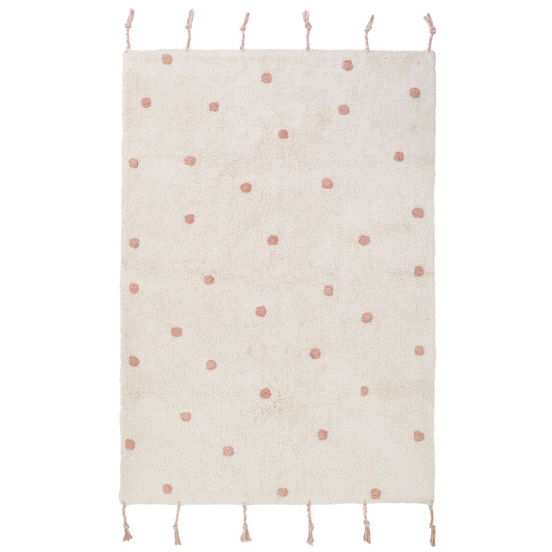 Coelho Hand Tufted Cotton Beige Rug