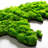 Handmade Decorative Metal Wall Accessory, Green, 27.6 x 12.6 inches | 100% MDF / MOSS, Thickness: 0.2 inches | Unique Color Variations, Easy Wall Hanging Design, Perfect for Home Decor & Accent Walls