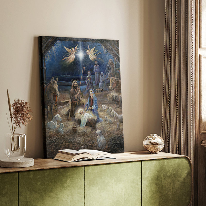 Nuit silencieuse - galerie Cavas sur mesure, H 12 po x l 8 po