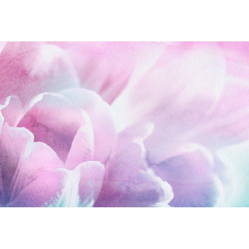 Tulipes, fond aquarelle printanier par Pobytov, H 24 po x l 36 po
