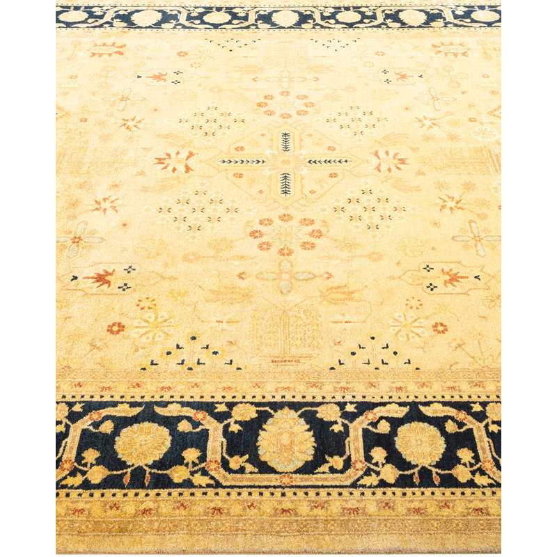 Classic One-of-a-Kind 6' 2" X 8' 10" Hand Knotted Area Rug