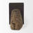 Chance Abstract Wood Non-Skid Bookends