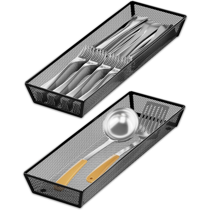 Kitchen Drawer Organizer - Silverware Utensil Organize...