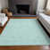 Premium Machine Washable Prisco Teal Rug